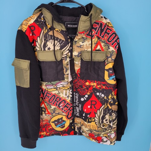 Nwt reason puffer jacket mens - puffer,