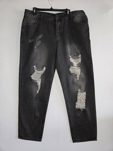 Fashion jeans men black - fashion,
