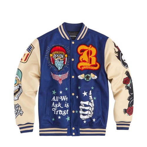 Reason clothing varsity jacket - clothing,
